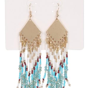 Beaded Drop Earrings