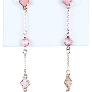 Clover Chain Drop Earrings