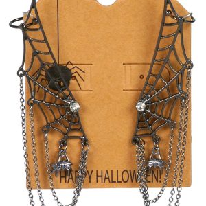 Spider Web Drop Earrings