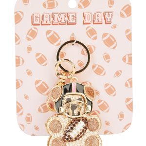 TedGdy Bear Football Keychain