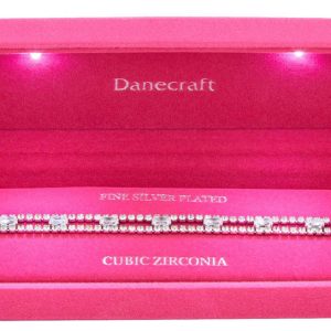 Silver Plated Cubic Zirconia Bracelet