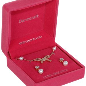 3 Pc Earrings & Necklace Set