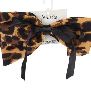 Leopard Print Hair Bow