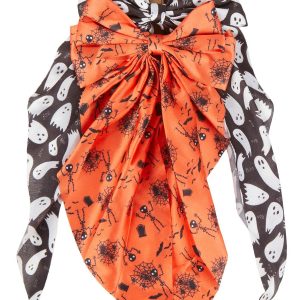 2Pk Flowy Halloween Bows