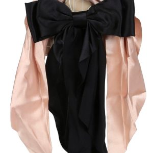 2 Pk Satin Bow Hair Clips