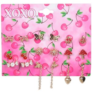 9 Pk Assorted Earrings