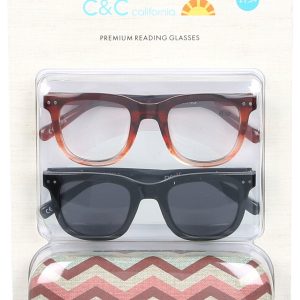 3 Pc Premium Reading Glasses w/Case
