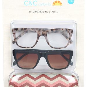 3 Pc Premium Reading Glasses w/Case