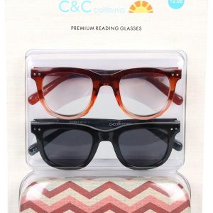 3 Pk Reading Glasses w/ Case