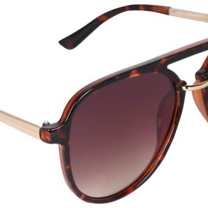 Women's Gold Tone Tortoise Shell Sunglasses