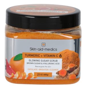 21 oz Tumeric & Vitamin C + Glowing Sugar Scrub
