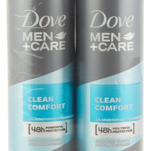Men's 2 Pk Clean Comfort Deodorant Sprays