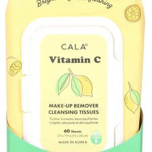 60 Pk Vitamin C Make-Up Remover Cleansing Tissues