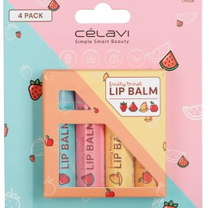 4 Pk Fruity Lip Balm
