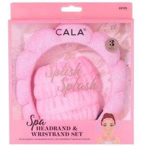 3 Pk Headband & Wristband Set