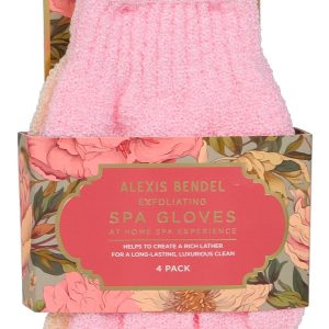 2 Pk Exfoliating Body Spa Gloves