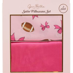2 Pk Game Day Satin Standard Pillowcases