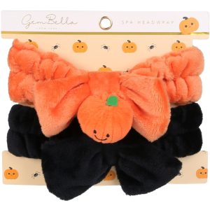 2 Pk Halloween Plush Spa Headbands