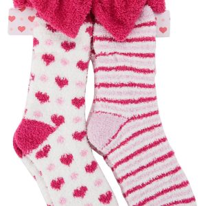 3 Pc Hearts Headband & Cozy Socks