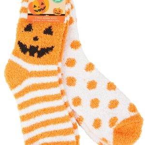 Women's 2 Pk Halloween Cozy Socks