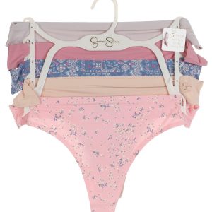 Women's 5 Pk Thong Panties