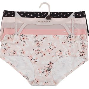 Women's 5 Pk Hipster No Show Panties