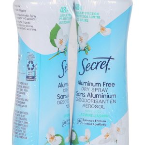 2 Pk Aluminum Free Deodorant Spray