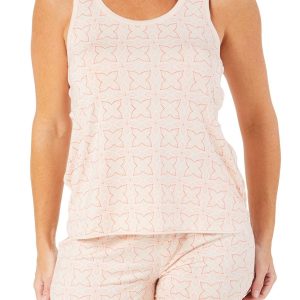 Women's 2 Pc Pajama Shorts Set