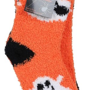 4 Pk Halloween Cozy Socks