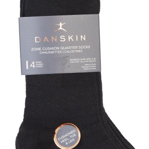 Women's 4 Pk Cushioned Quarter Crew Socks