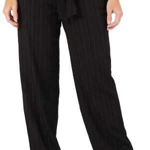 Women's Textured Knit Wide Leg Pants