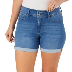 Women's Cuff Denim Shorts