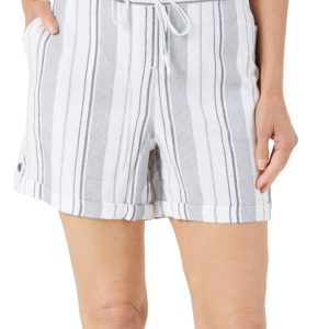 Women's Stripe Print Shorts