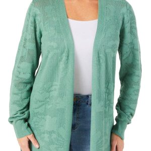 Women's Solid Open Front Sweater