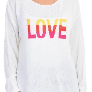 Women's Love Front Pullover Sweater