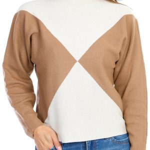 Women's Coloblock Pullover Sweater