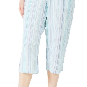 Women's Stripe Print Capris