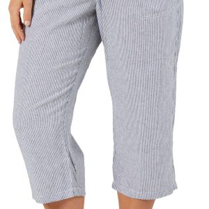 Women's Stripe Print Capris