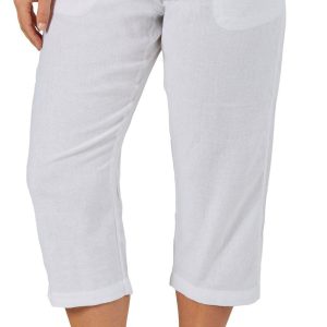 Women's Solid Capris