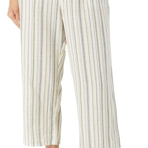 Women's Stripe Print Capris