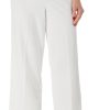 Women's Solid Sailor Button Capris