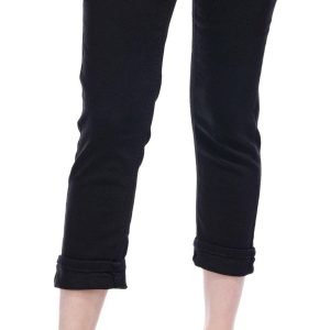 Women's Solid Denim Capris