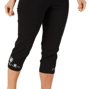 Women's Solid Capris
