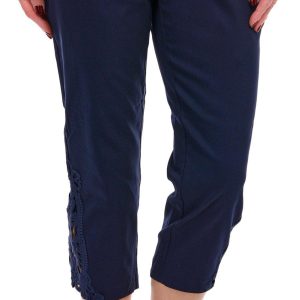 Women's Solid Capris