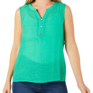 Women's Sleeveless Solid Top