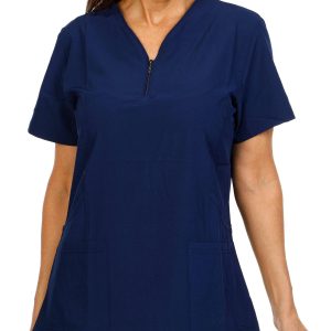 Women's Solid Uniform Top atures