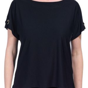 Women's solid Split Sleeve Top