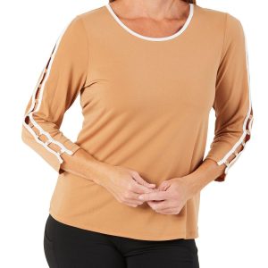 Women's Lattice Sleeve Top