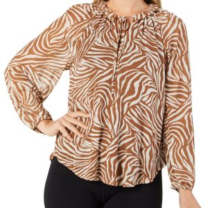 Women's Zebra Print Top