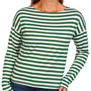 Women's Striped Long Sleeve Top